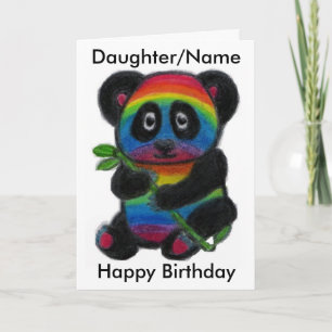Fille Petite fille Nièce ami carte d'anniversaire