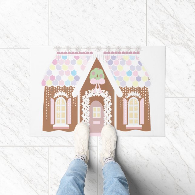 Fille Pink ginger pain maison tapis de porte (Intérieur)
