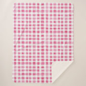 Fille Pink Plaid Stripes Noël (Devant)