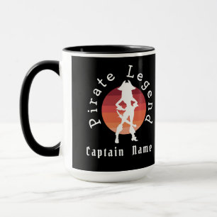 Fille Pirate Party black mug