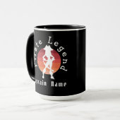 Fille Pirate Party black mug (Devant gauche)