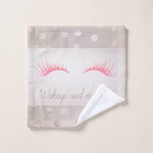 Fille Pois moderne, Faux Lashes (Gant de toilette)