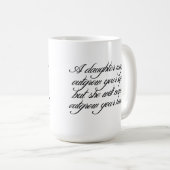 Fille pour engendrer la tasse de citation (Devant droit)