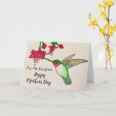 Fille pour la fête des mères Cartes d'art pour col (Fleur jaune)