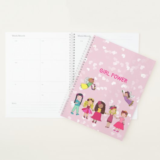 Fille Power Planner (Devant avec enveloppe)