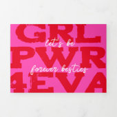 Fille Power Valentines Jour Avec Photos Triple Car (Page de couverture)