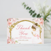 Fille priant l'or 1er saint Merci communion (Debout devant)