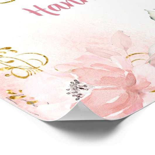 Fille Princesse Son Royal Fively Affiche de bienve (Coin)