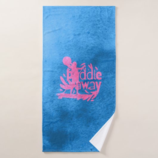 Fille qui aime pagayer (Serviette de bain)