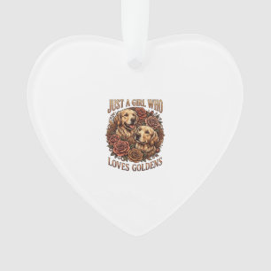 Fille qui aime simplement les roses pour chiens Go