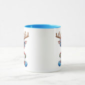 Fille Reindeer Christmas Mug (Centre)