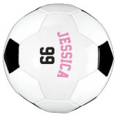 Fille rose Nom noir Nombre minimaliste (Tourné)