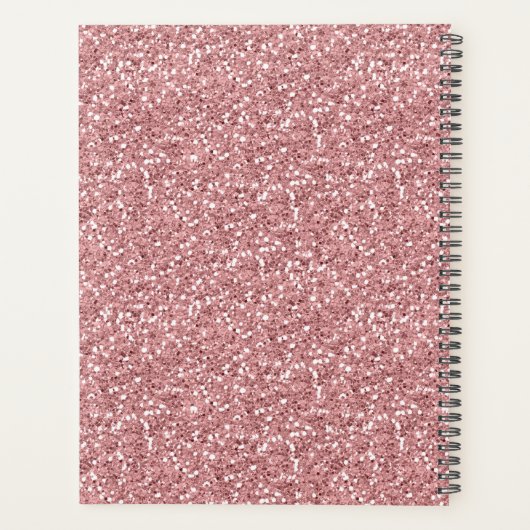 Fille Rose Rose Parties scintillant or Nom personn (Dos)