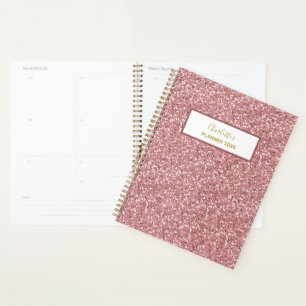 Fille Rose Rose Parties scintillant Or Personnalis