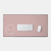 Fille rose rousse Vierge Script Monogramme Nom Mod (Clavier et souris)