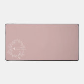 Fille rose rousse Vierge Script Monogramme Nom Mod (Recto)