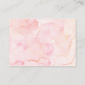 Fille rose Sainte Communion carte de remerciements (Dos)