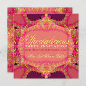 Fille Roses Frills Spécial Invitation De Fête (Devant / Derrière)