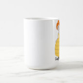 Fille rousse Robe jaune longue "Gingers Rock" Mug (Centre)