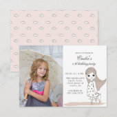 Fille sans fin | Photo Carte fête d'anniversaire (Devant / Derrière)