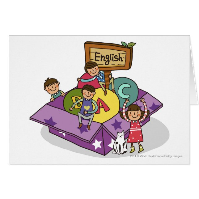 Fille se tenant avec des bras augmentés et se (Devant horizontal)