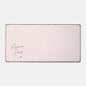 Fille Signature Script mignon Monogramme rose (Recto)