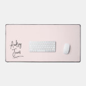 Fille Signature Script Monogramme rose (Clavier et souris)