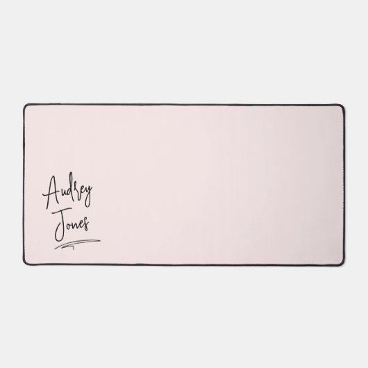 Fille Signature Script Monogramme rose (Recto)