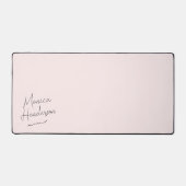 Fille Signature Script Monogramme rose (Recto)