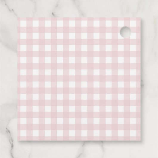 Fille Stork Rose En vichy Favoriser les étiquettes (Dos)