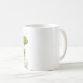 Fille sur balançoire Mug de café esthétique de la  (Devant droit)
