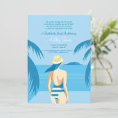 Fille Sur La Plage Invitation (Debout devant)