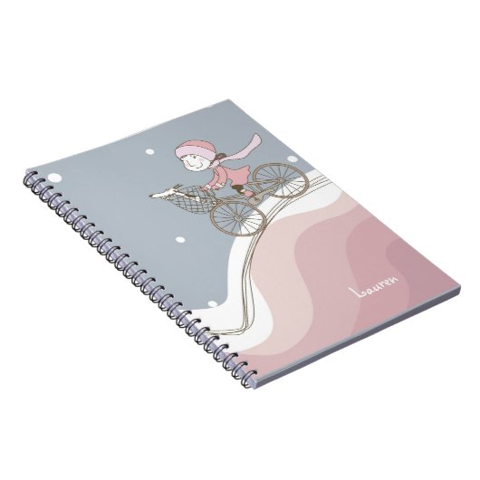 Fille sur le Carnet de vélo (Côté Droit)