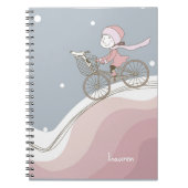 Fille sur le Carnet de vélo (Devant)