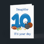 *FILLE* SUR SA CARTE D'ANNIVERSAIRE "10 ANS"<br><div class="desc">JOYEUX ANNIVERSAIRE DE 10 ANS POUR TOI FILLE TRÈS SPÉCIALE. MERCI D'ÊTRE PASSÉE PAR UN DE MES HUIT MAGASINS.</div>