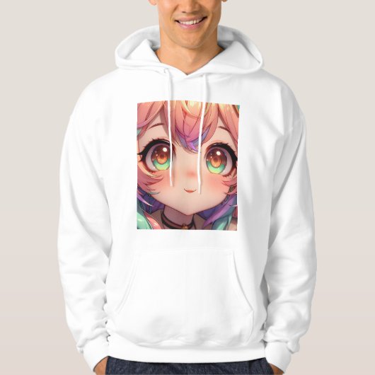 Fille Sweat - shirt à capuche Anime (Devant)