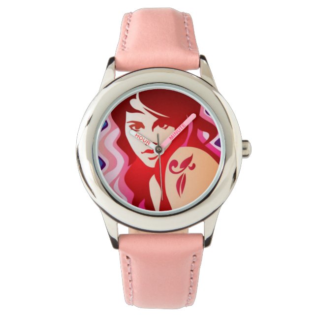 Fille tatouée - Montre (devant)