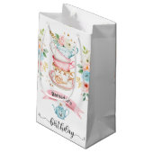 Fille Tea Party Anniversaire Petit sac cadeau (Dos Angle)
