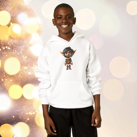 Fille tranquille Sweat - shirt à capuche de Noël E