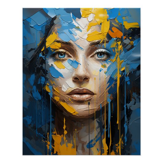 Fille ukrainienne Affiche Glossy (Devant)