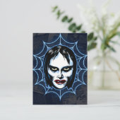 Fille Vampire Carte Postale Masque de Monstre Anné (Debout devant)