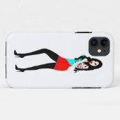 ♔° ・ Fille Vampire mortelle iPhone 5 Coque ・° ♔ (Dos (Horizontal))
