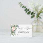 Fille verte baby shower rose Moissonneuse Cartes à (Debout devant)