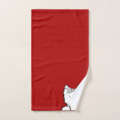 Fille Westie formelle (Serviette à main)