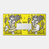 Fille Whimsical avec Kitten (Clavier et souris)