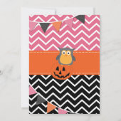 Filles 2e anniversaire Halloween Invitation (Dos)