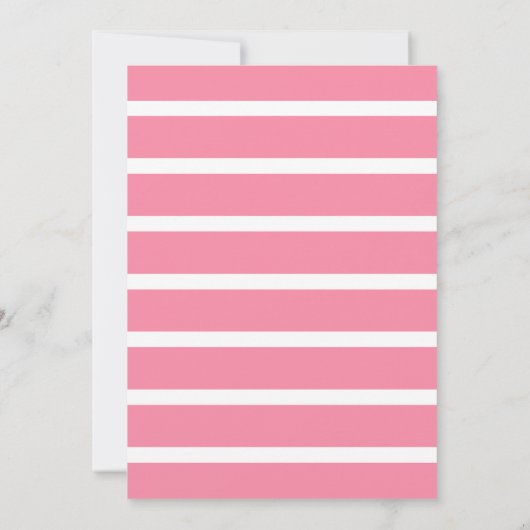 Filles Agritourisme Rose Barnyard Invitation fête (Dos)