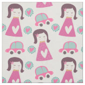 Filles Aller Places Tissu (Échantillon)