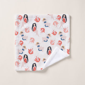 Filles aux fleurs tropicales