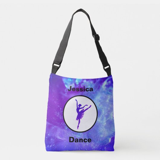 Filles Ballerina Dancer Aquarelle Crossbody Sac (Devant)